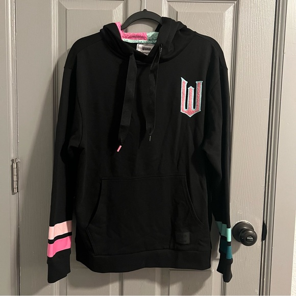 Loungefly Wicked Hoodie with Pink and Green Accents - Picture 5 of 8